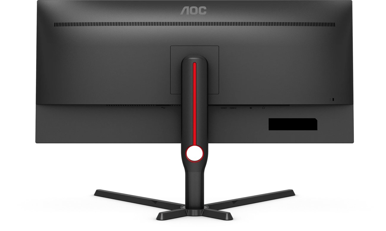 AOC U34G3XM/EU вид сзади