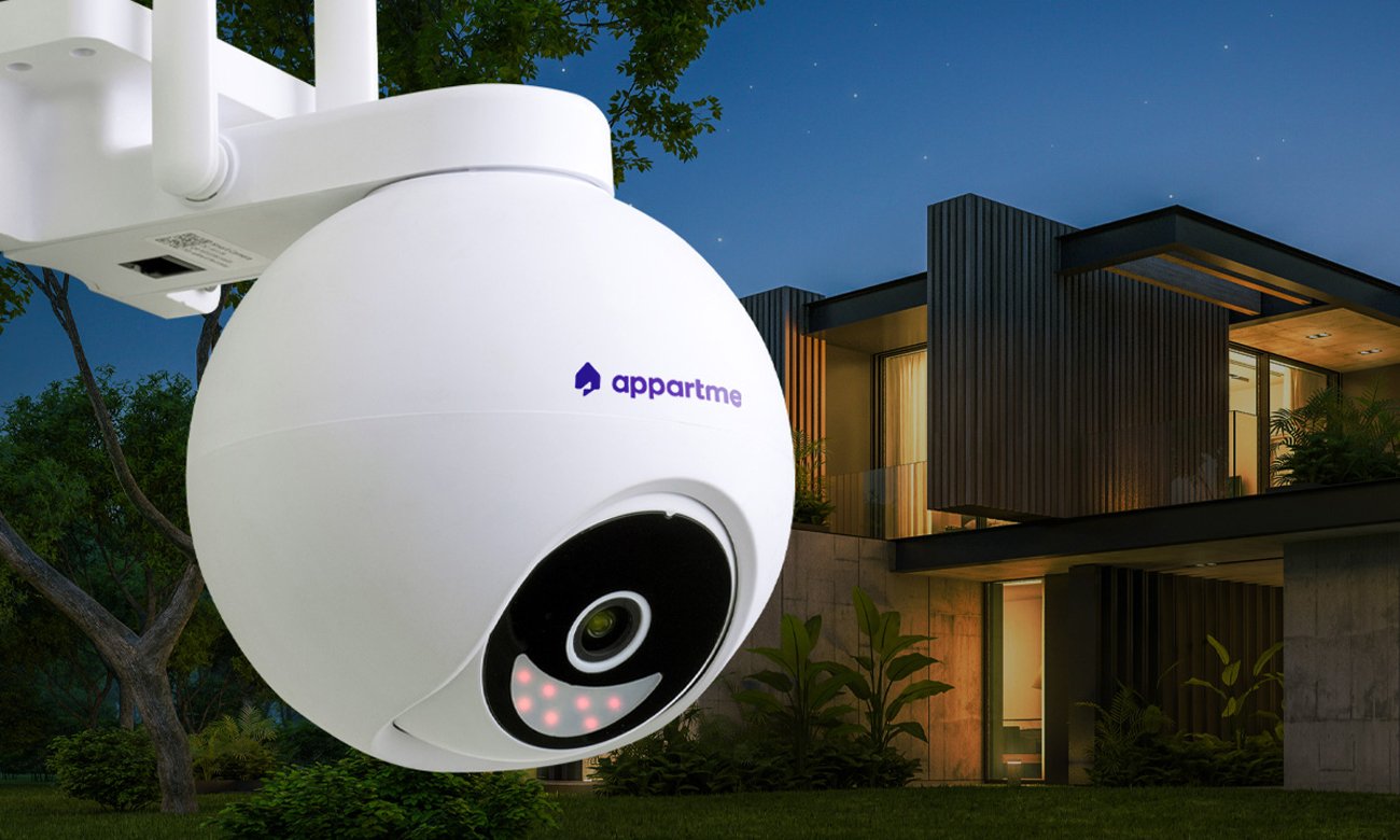 Appartme Night Guard 360 Wi-Fi зовнішня камера - краща видимість вночі