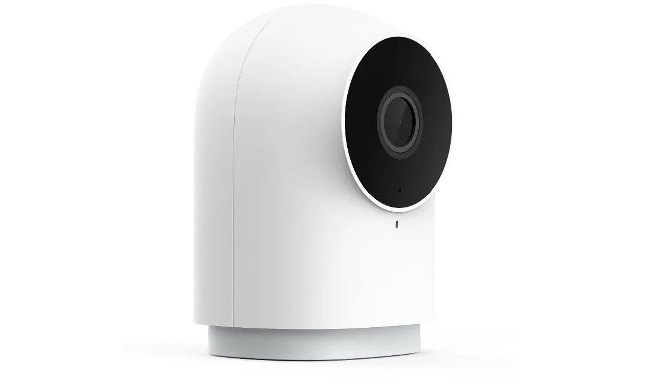 Смарт-камера Aqara G2H Pro Camera Hub – передняя и правая стороны, угловой обзор