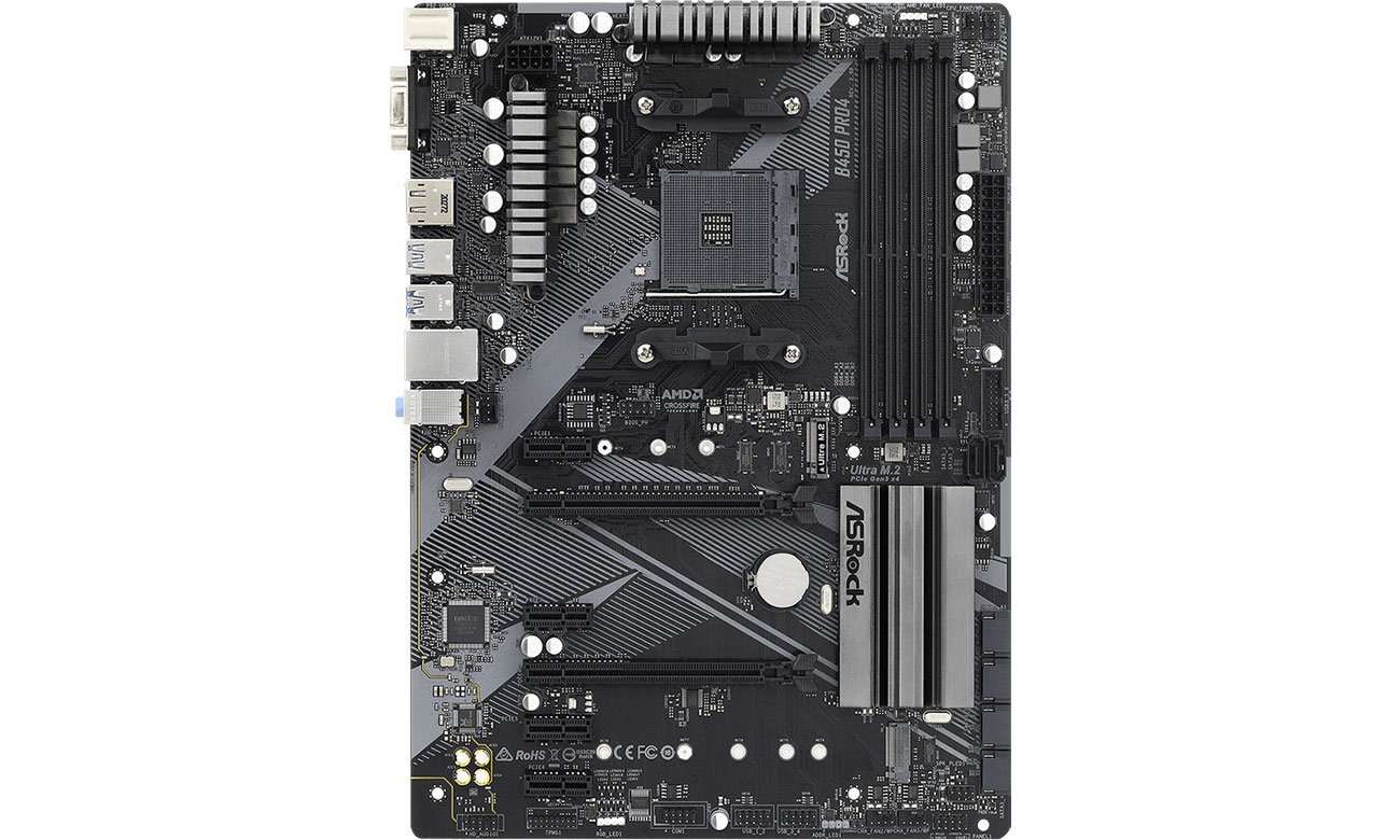 Компоненти ASRock B450 PRO4 R2.0