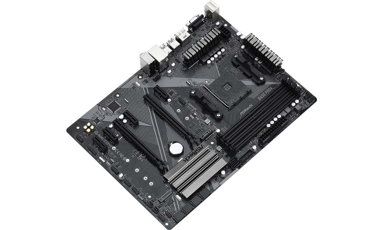 Роз'єми ASRock B450 PRO4 R2.0