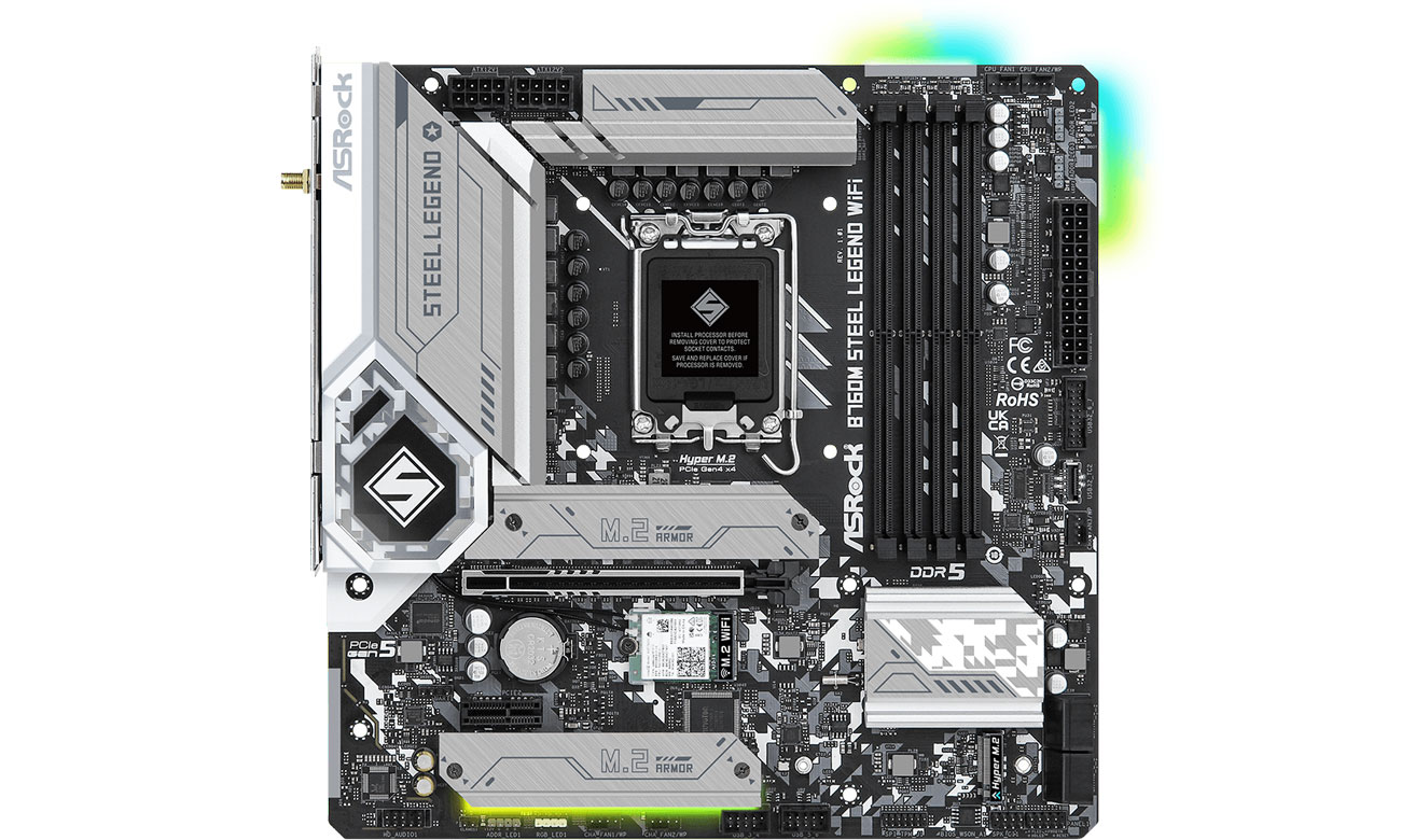 Охолодження Wi-Fi ASRock B760M Steel Legend