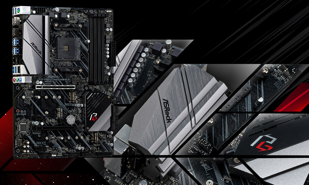 Материнская плата ASRock X570 Phantom Gaming4