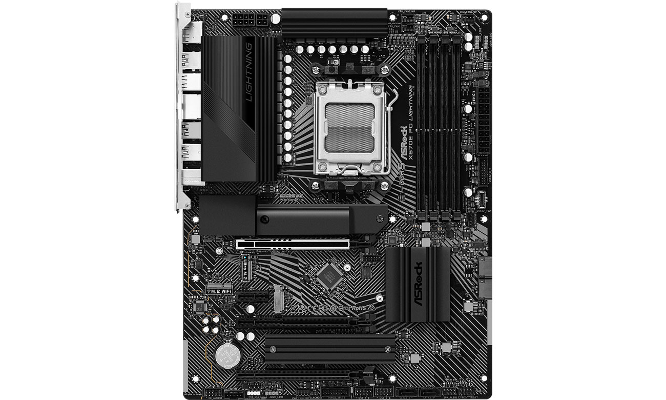 ASRock X670E PG LIGHTNING Охлаждение