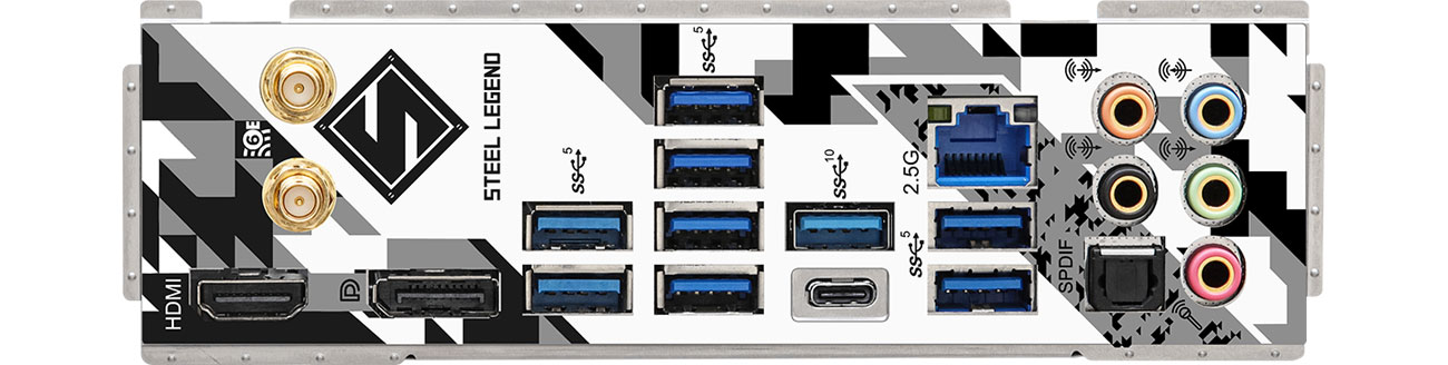 Порти WiFi ASRock Z790 Steel Legend