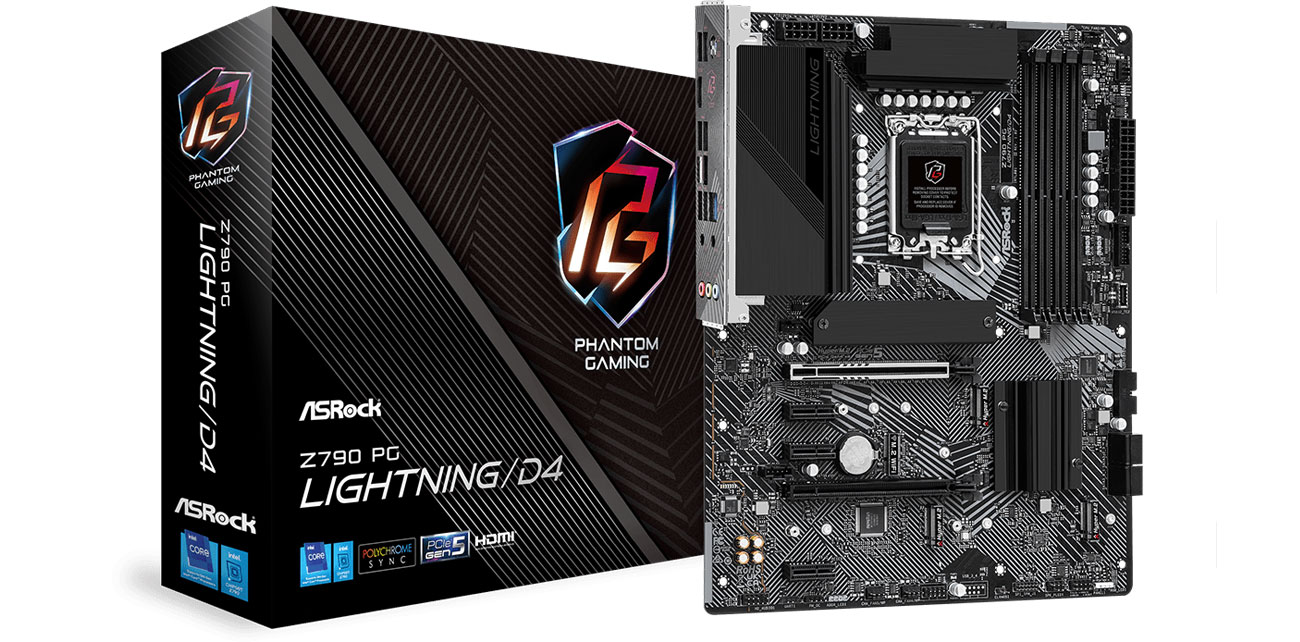 Материнська плата ASRock Z790 PG Lightning DDR4 в коробці