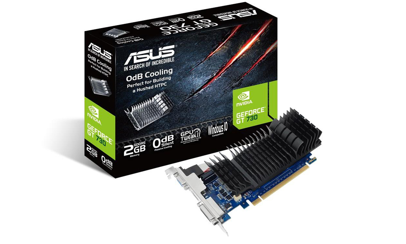 Видеокарта ASUS GT 730 Silent