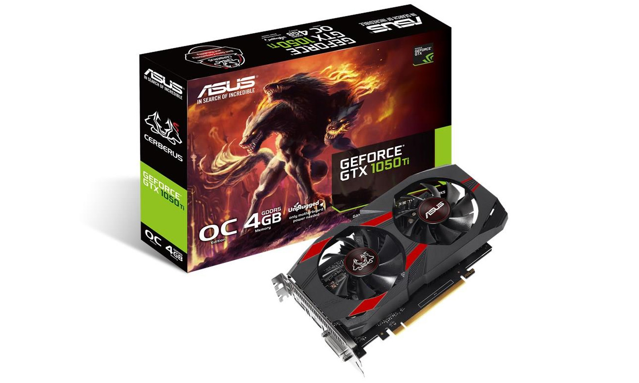 ASUS GeForce GTX 1050 Ti Cerberus OC