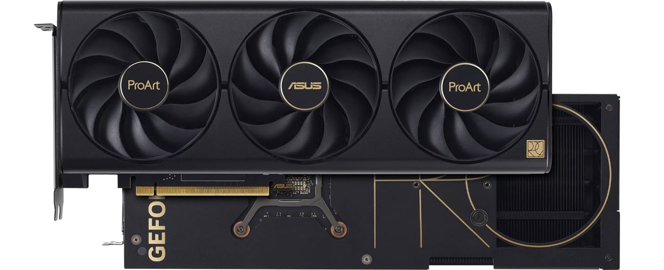 Охлаждение ASUS GeForce RTX 4070 Ti ProArt OC