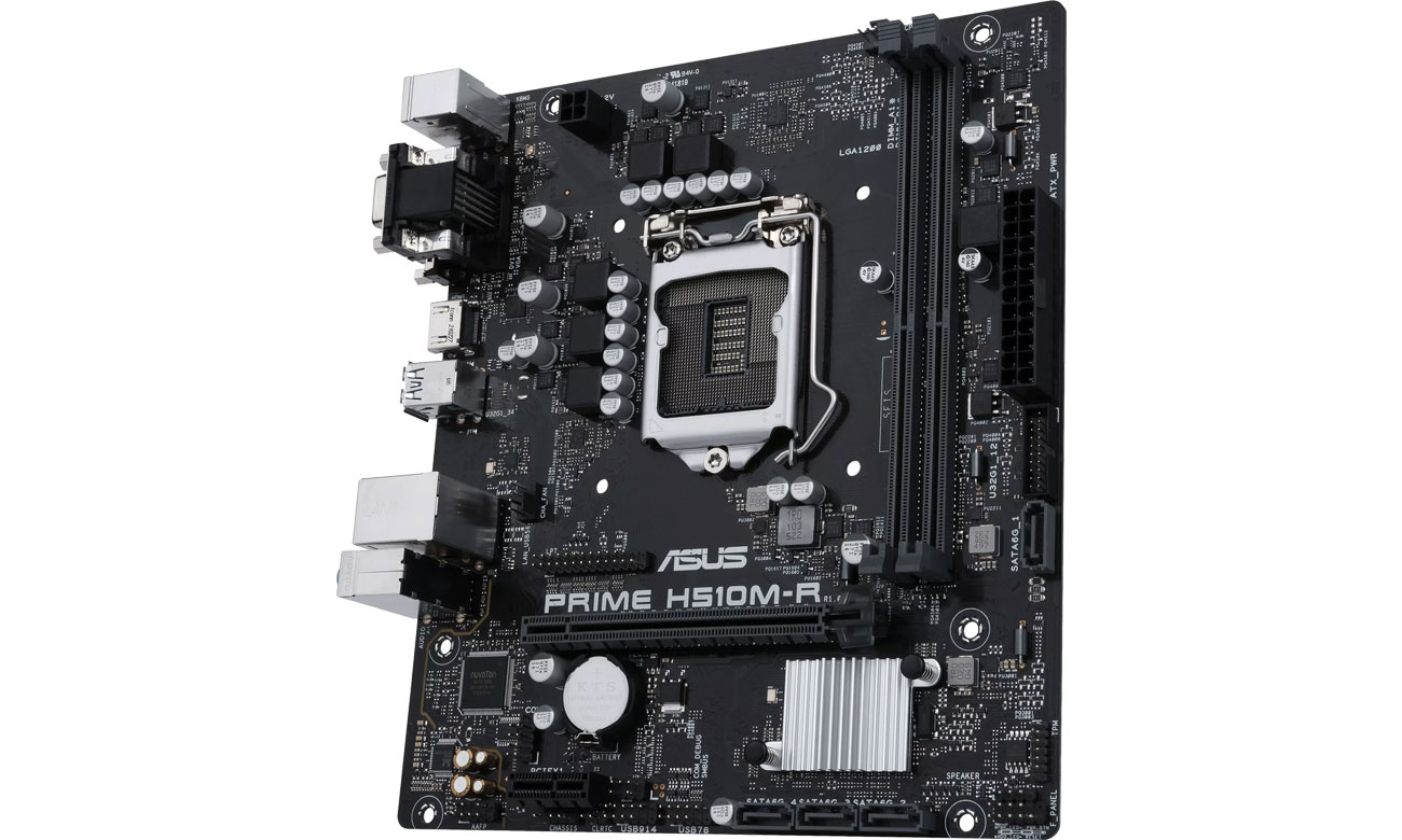 Роз'єми ASUS PRIME H510M-R-SI