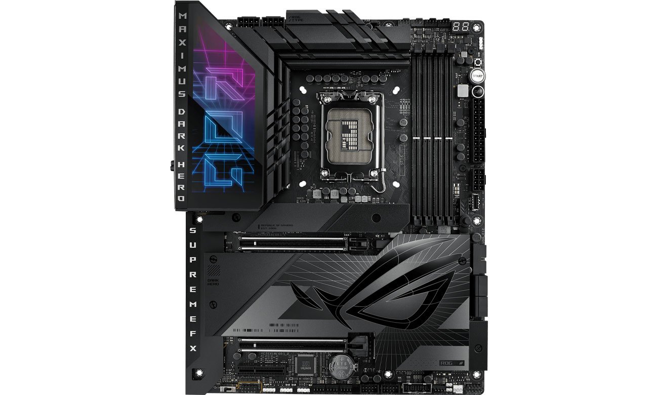 Охлаждение ASUS ROG MAXIMUS Z790 DARK HERO