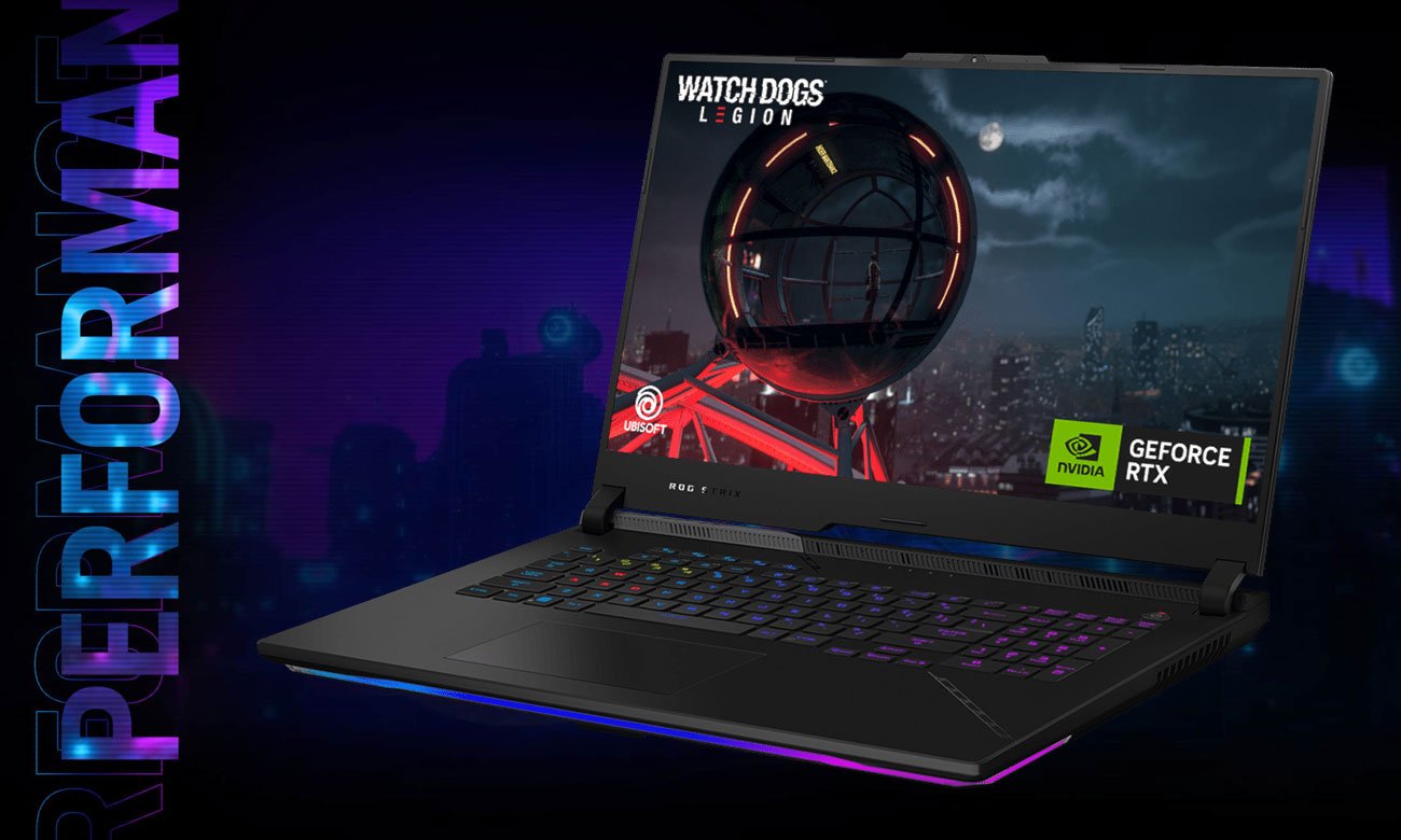 ASUS ROG Strix SCAR 17 с видеокартой GeForce RTX 40