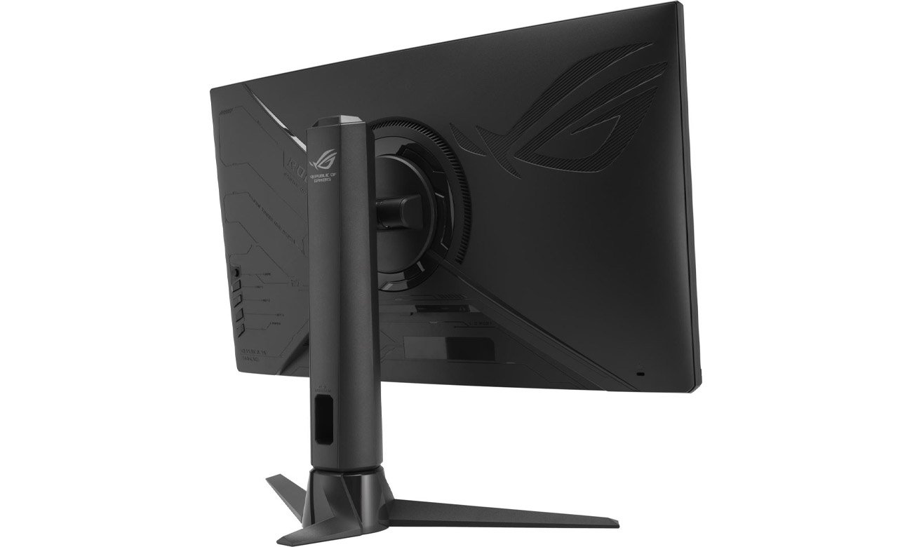 ASUS ROG Strix XG27AQV угловой вид сзади