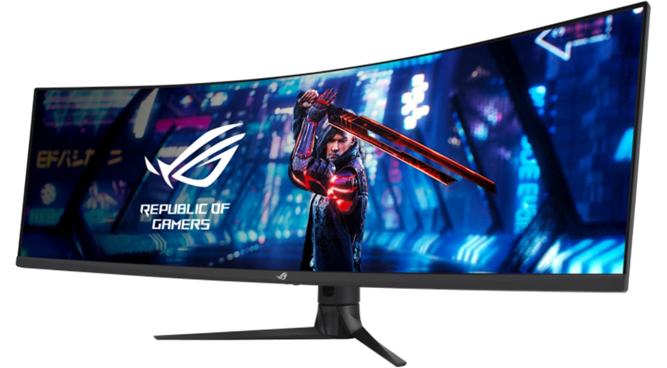 ASUS ROG Strix XG49WCR передній кут огляду