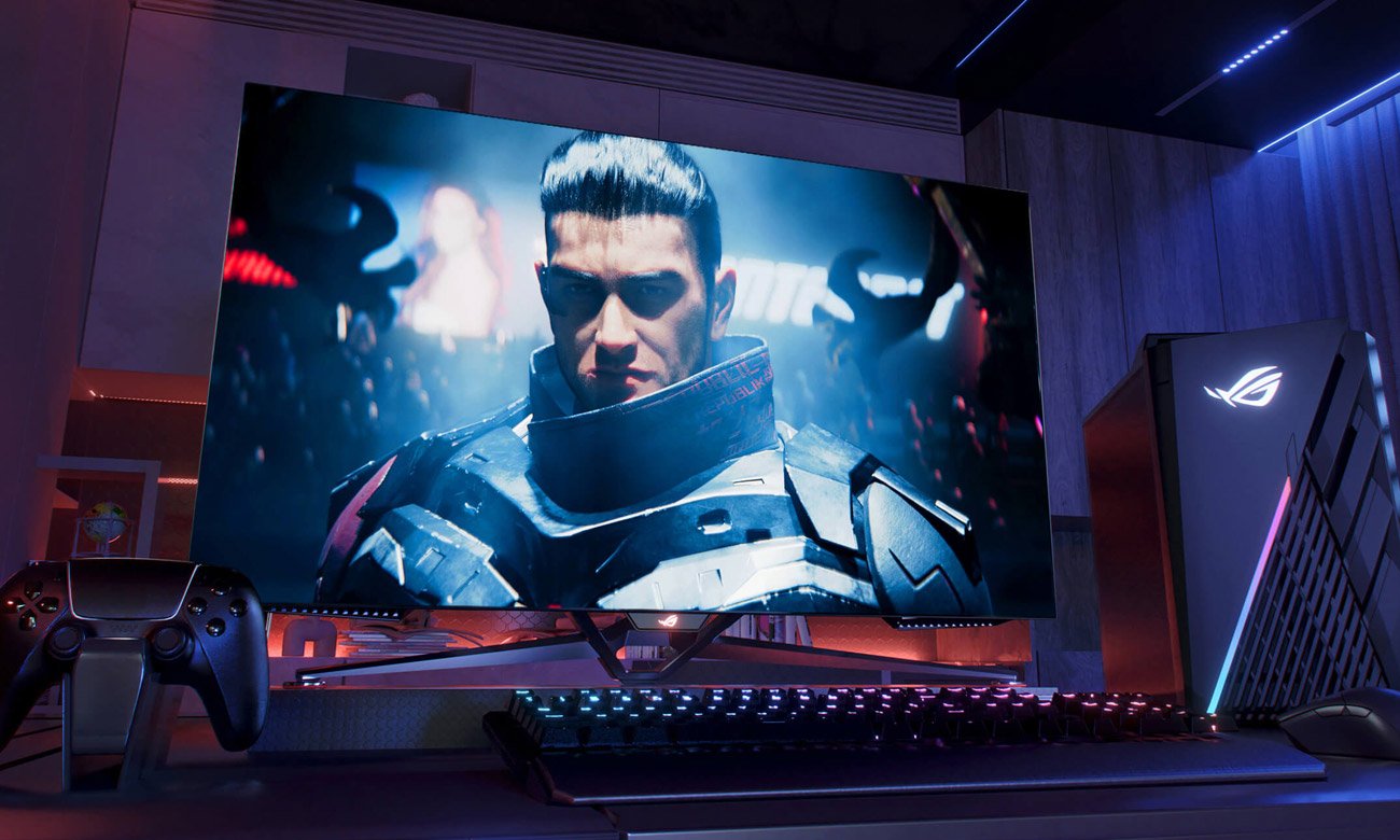 Комп’ютерна робоча станція з монітором ASUS ROG Swift OLED PG42UQ 4K