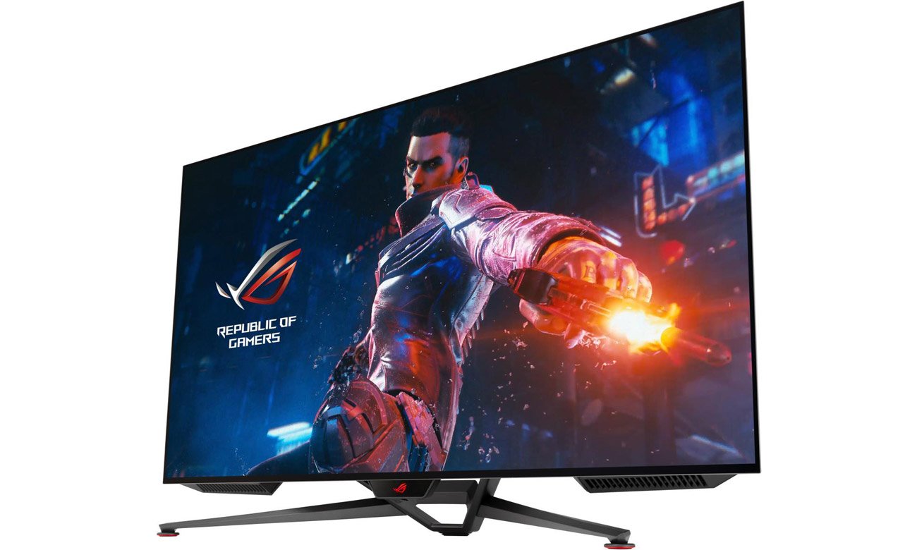 Вигляд спереду ASUS ROG Swift OLED PG42UQ 4K