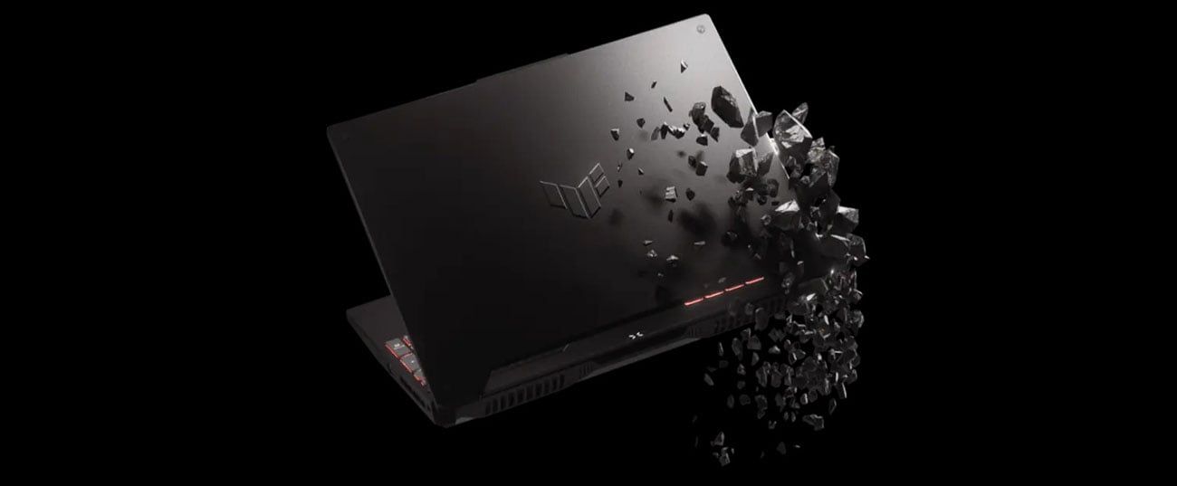 Корпус ASUS TUF Gaming A15 відповідає стандарту MIL-STD-810H