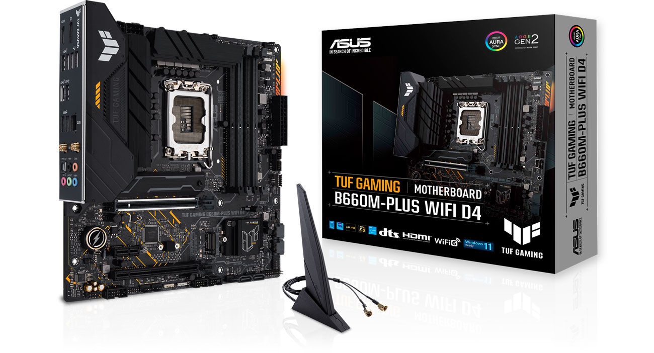 Материнська плата Socket 1700 ASUS TUF GAMING B660M-PLUS WIFI DDR4 90MB1930-M0EAY0