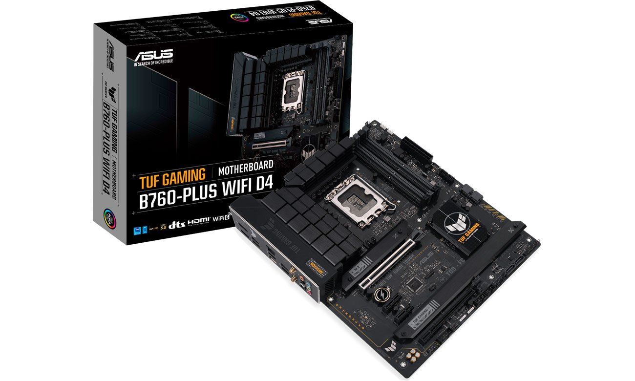 Материнская плата ASUS TUF GAMING B760-PLUS WIFI DDR4 в коробке