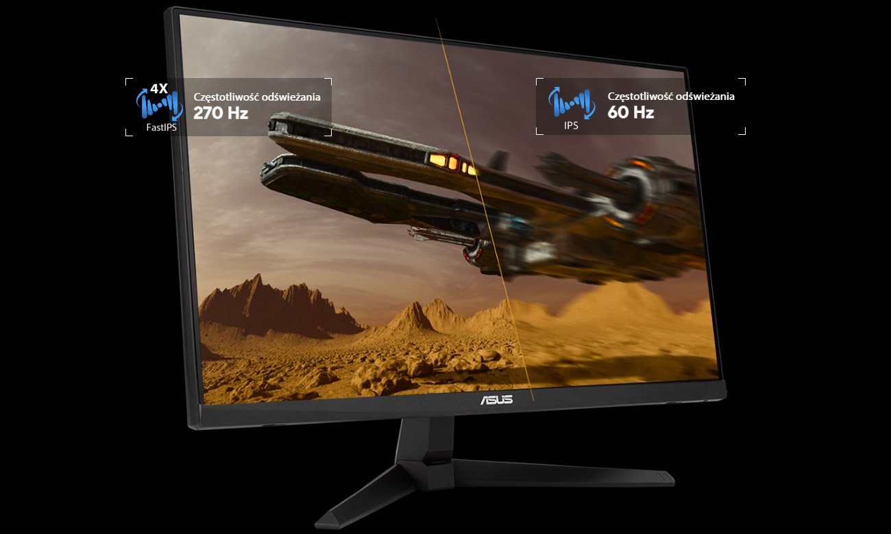 ASUS TUF Gaming VG249QM1A Частота обновления