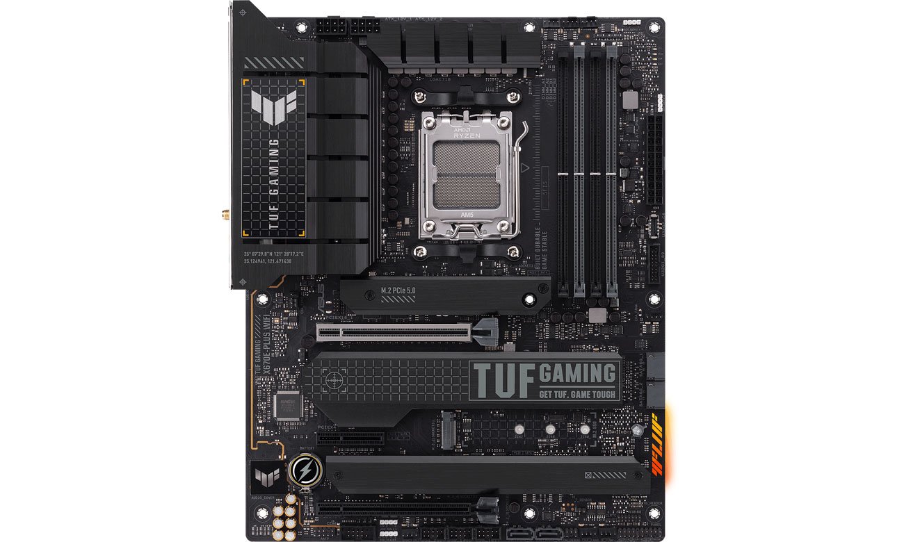 Охлаждение ASUS TUF GAMING X670E-PLUS WIFI