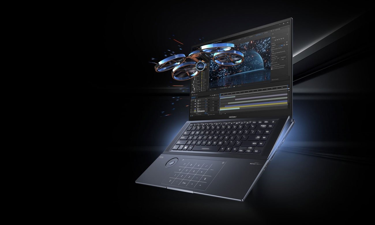 Дисплей ASUS ZenBook Pro 16X з клавіатурою