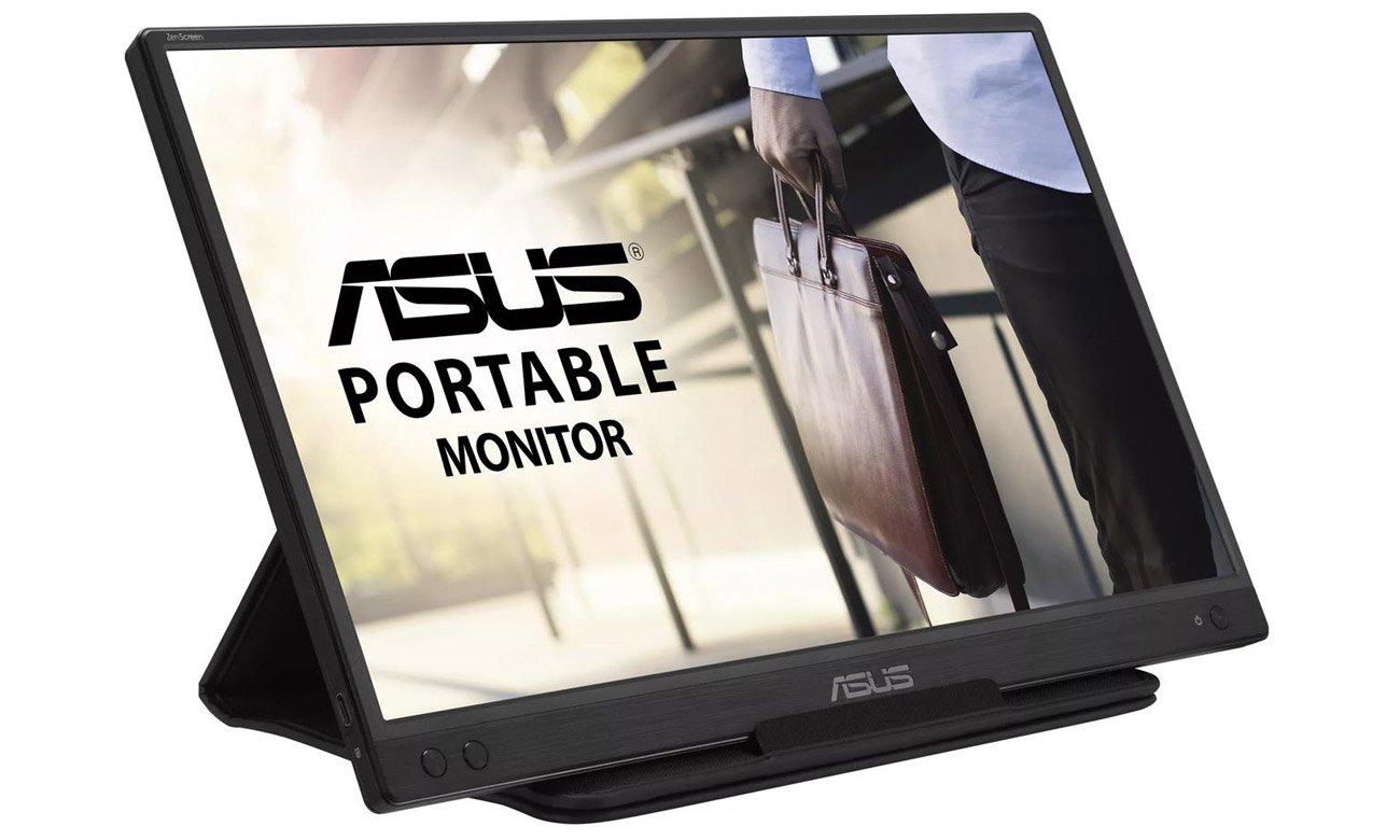 ASUS ZenScreen MB166C кут огляду збоку