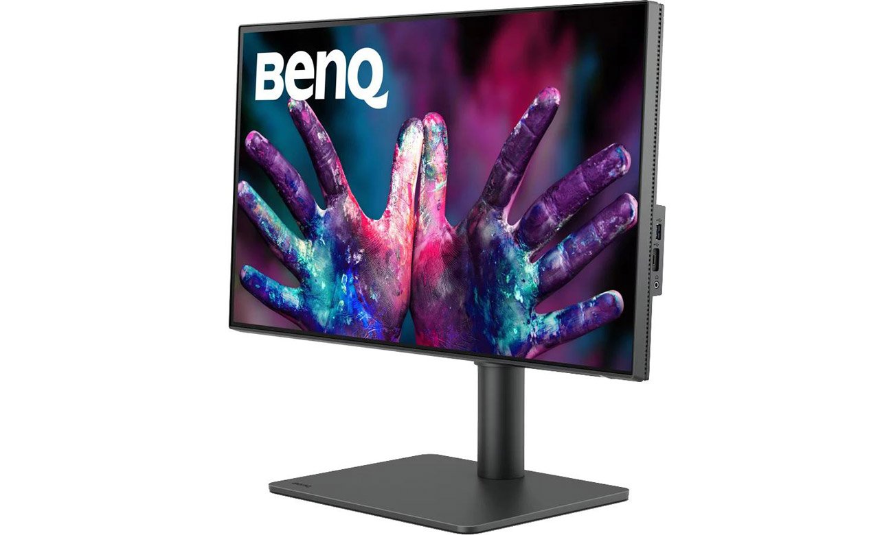 BenQ PD2506Q, вид сбоку под углом