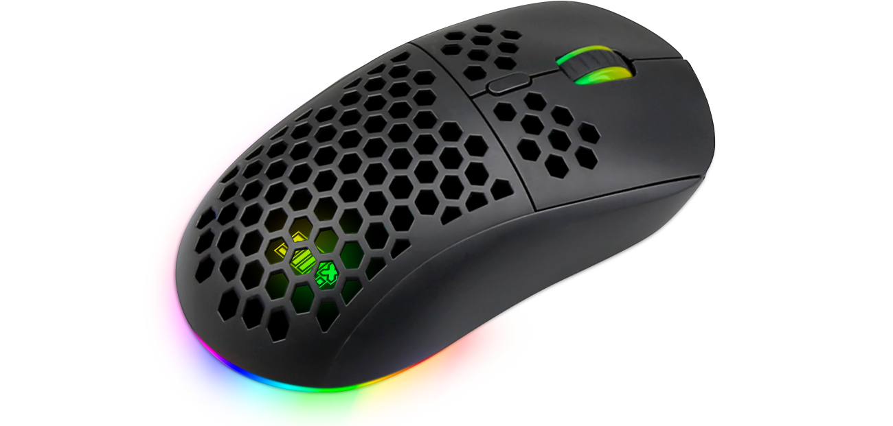 Беспроводная мышь Silver Monkey X Rascal RGB – подсветка RGB