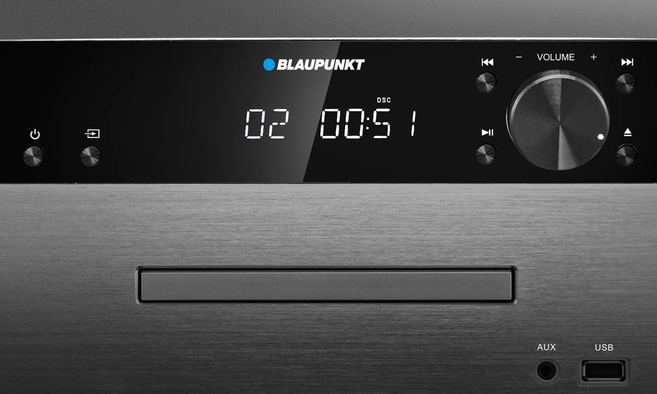 Міні-стерео Blaupunkt MS50BT з портом USB і входом AUX