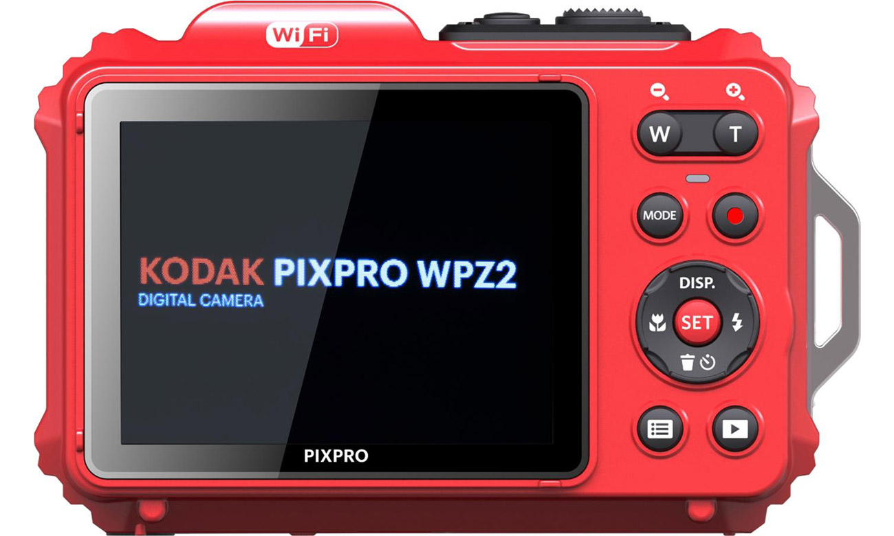 ЖК-экран Kodak WPZ2 и вид кнопок