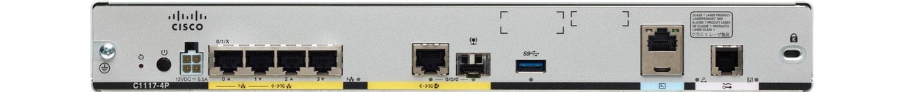 Разъемы Cisco C1117-4P