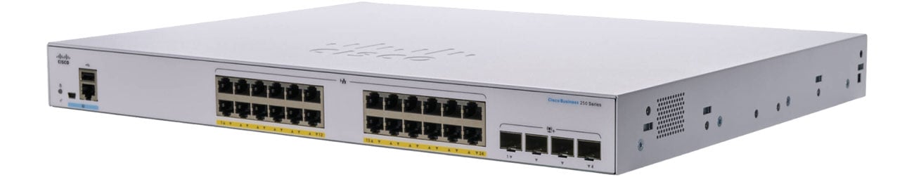 Комутатор Cisco CBS250-24FP-4X-EU