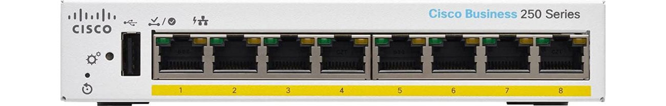 Разъемы Cisco CBS250-8PP-D-EU