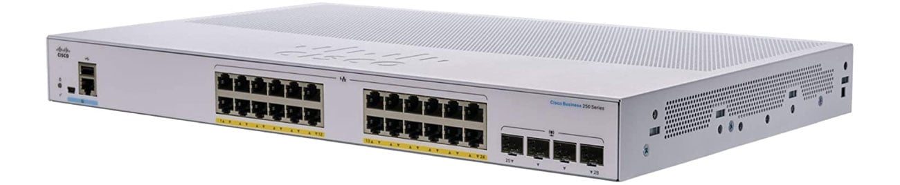 Коммутатор Cisco CBS250-24P-4G-EU