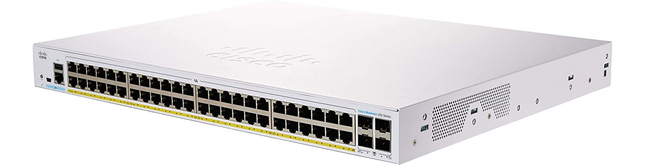 Комутатор Cisco CBS250-48P-4G-EU