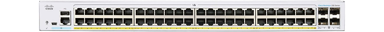 Коммутатор Cisco CBS250-48P-4G-EU Фронт