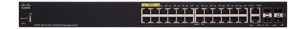 Роз'єми Cisco SF350-24P-K9-EU