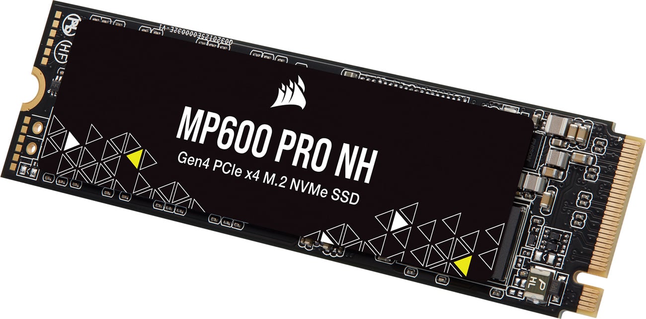 Corsair MP600 PRO NH M.2 SSD - вид спереди под углом