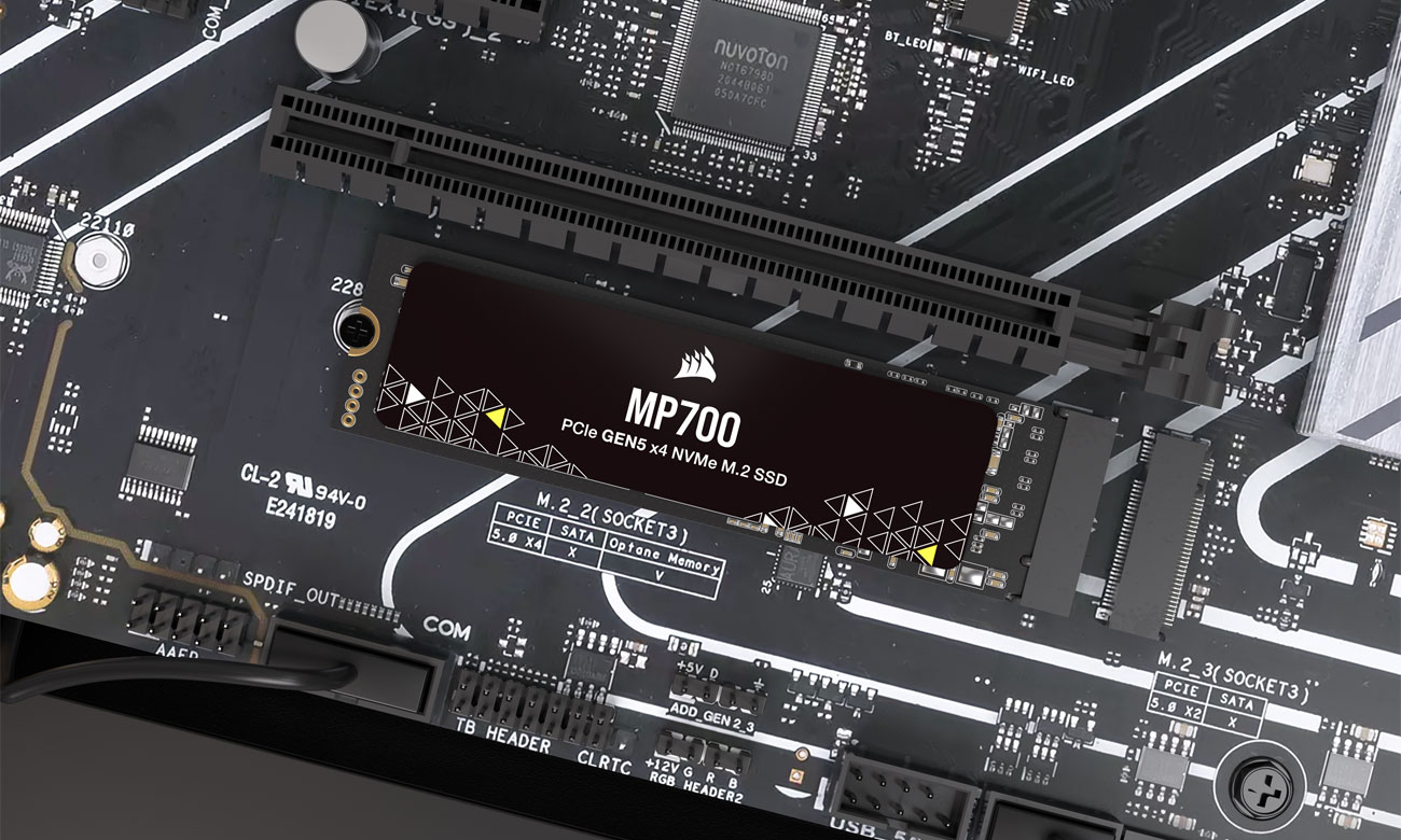 Corsair MP700 M.2 PCIe Gen5 NVMe 2 ТБ