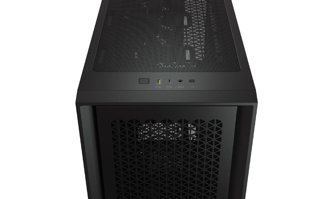 Кнопки и порты Corsair 4000D Airflow