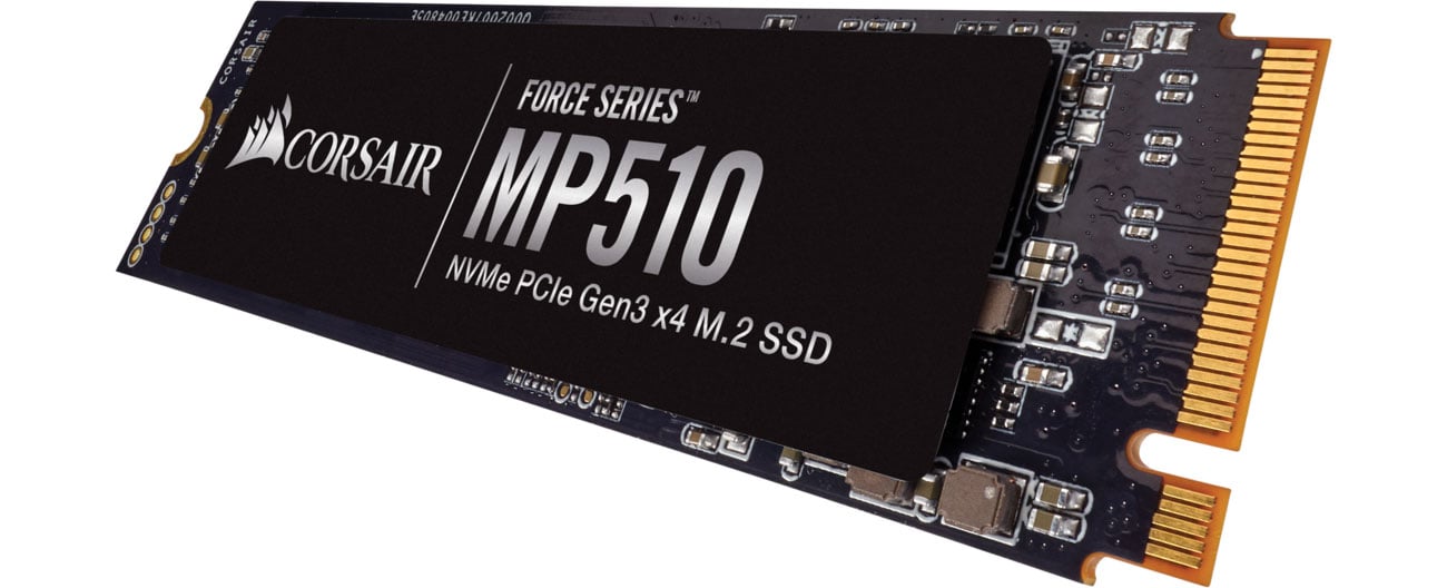 Corsair SSD 480 ГБ M.2 PCIe NVMe Force Series MP510 CSSD-F480GBMP510B