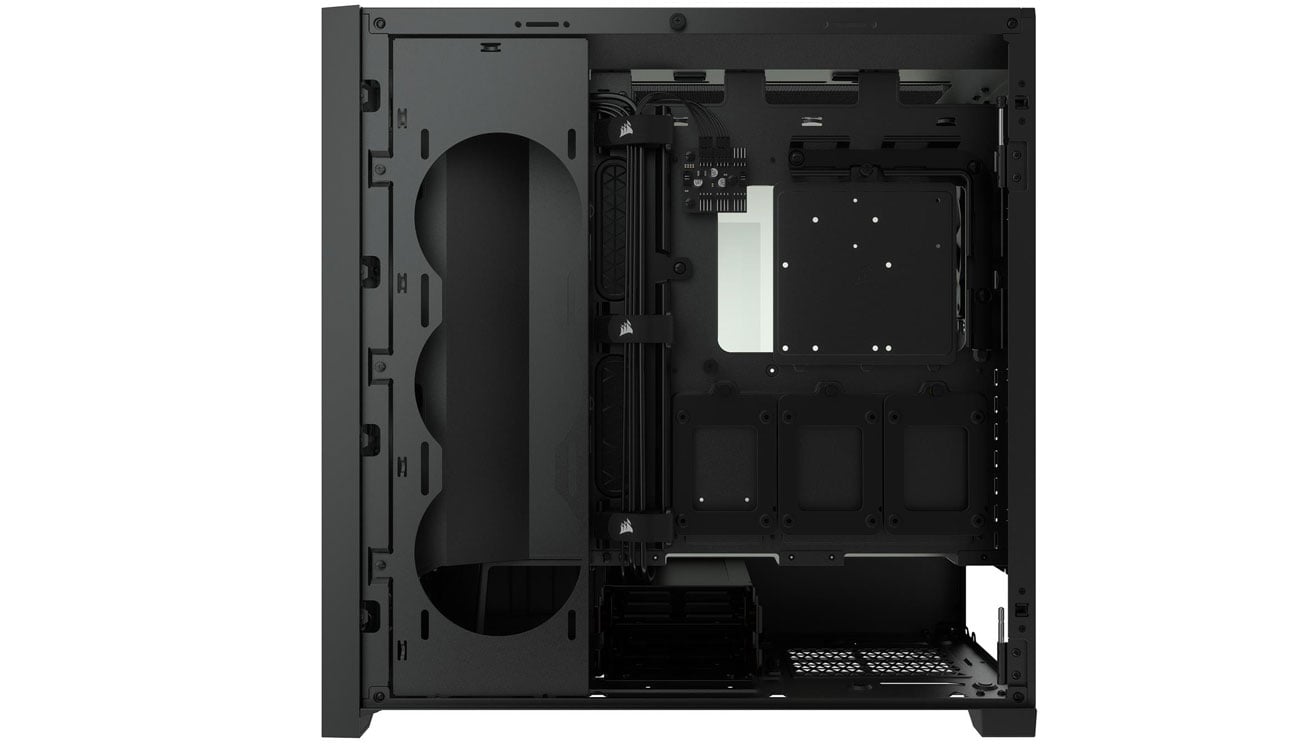 Corsair 5000D Black другая сторона интерьера