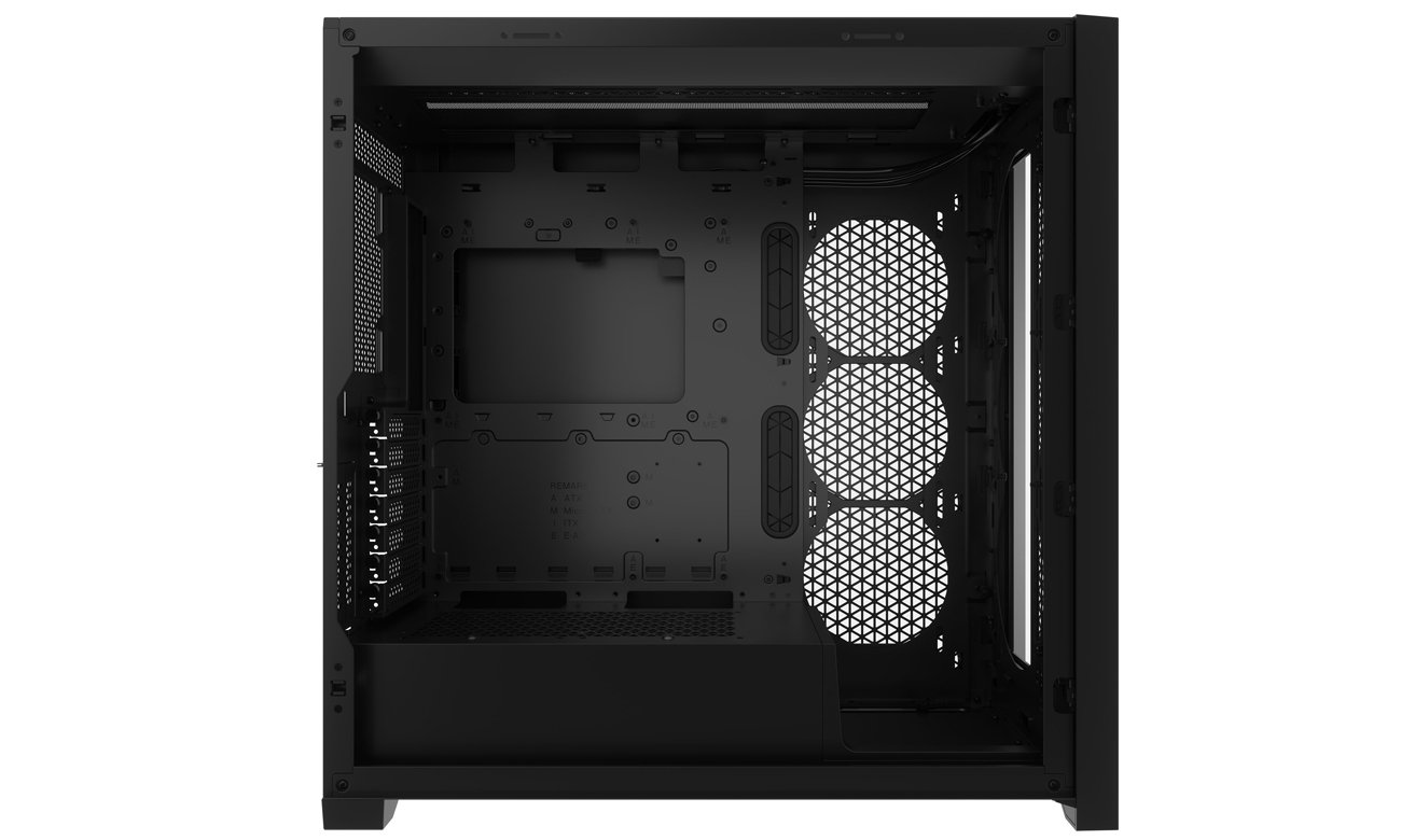 Внутрішня частина корпусу Corsair 5000D CORE TG Airflow