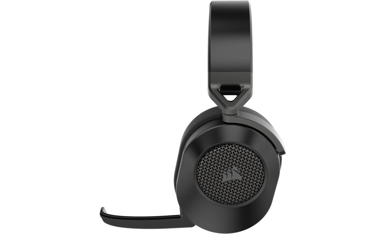 Игровая гарнитура Corsair HS65 Wireless v2 черная - вид сбоку