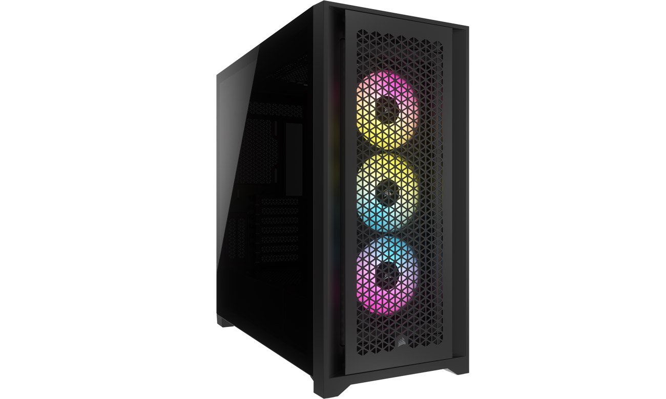 Черный корпус Corsair iCUE 5000D RGB AIRFLOW