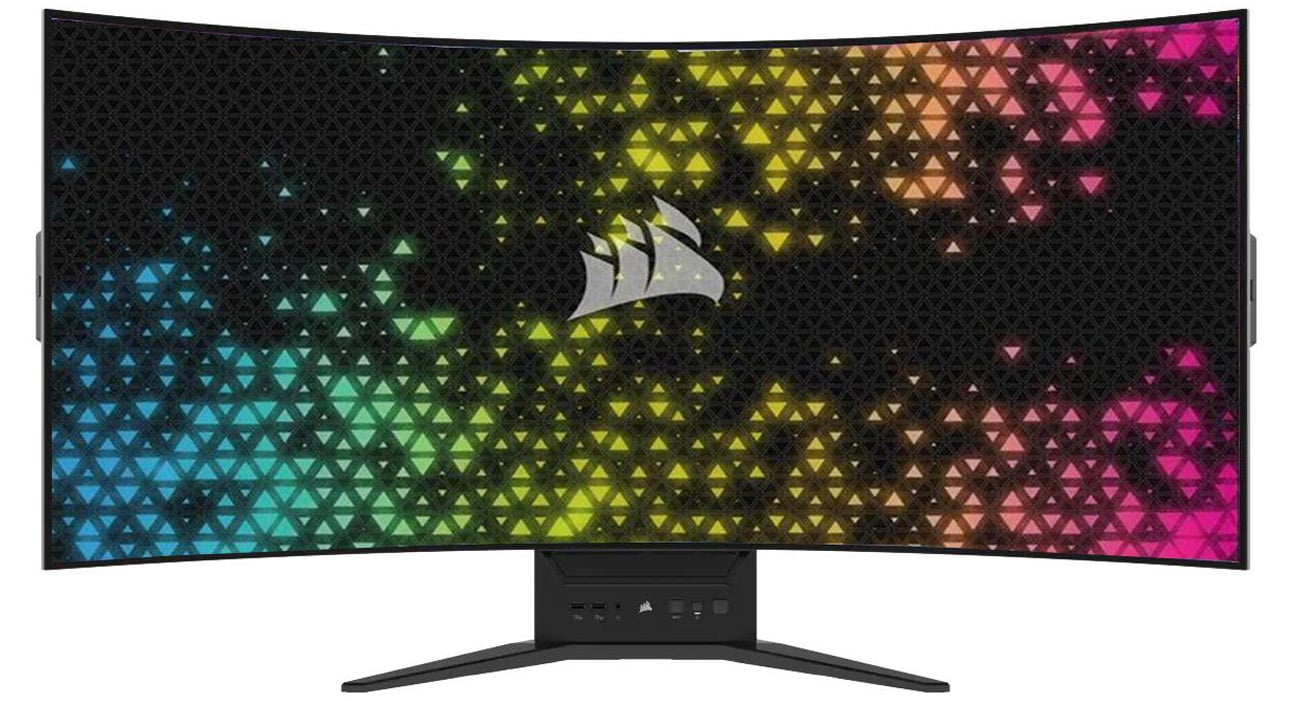 Corsair XENEON FLEX 45WQHD240 вид спереду