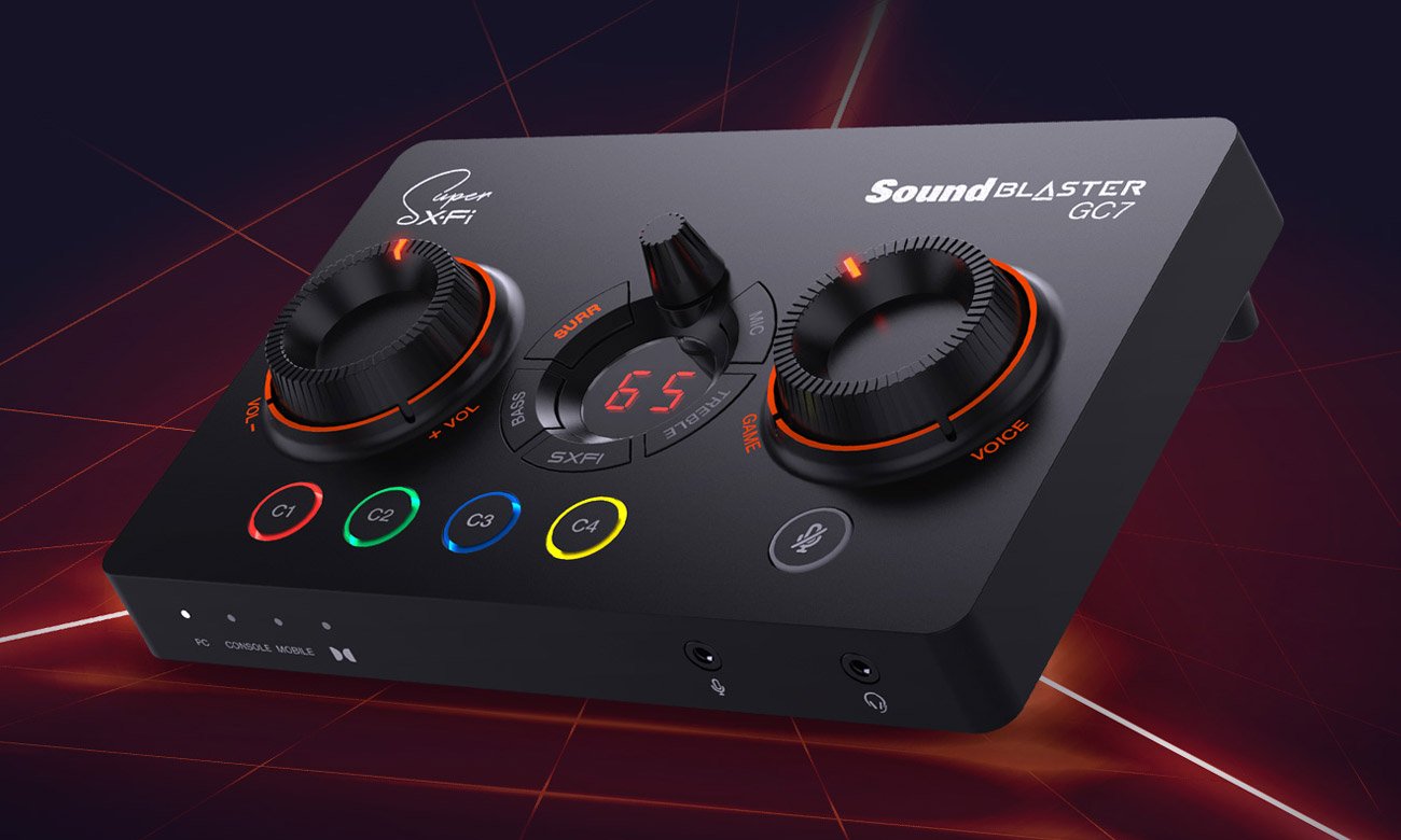 Цифро-аналоговий перетворювач Creative Sound Blaster GC7 - Dual DSP