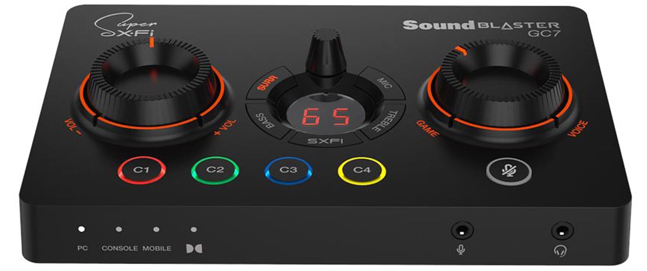 ЦАП Creative Sound Blaster GC7 – вид спереду під кутом