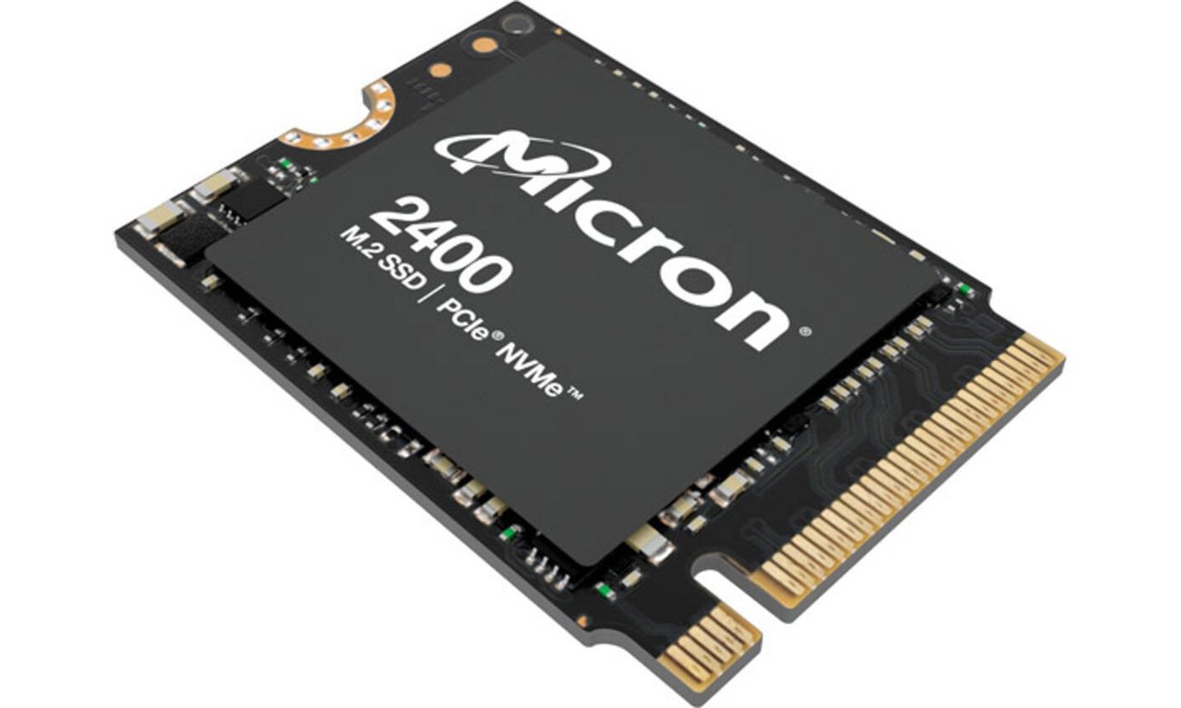 M.2 Crucial Micron 2400 SSD – вид спереду пiд кутом